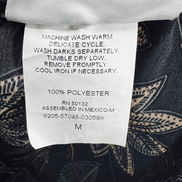 Womens Midi Skirt Medium Boho Cottagecore Prairie A Line Flowy Brown Neutral - Picture 6 of 8